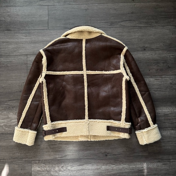 Moon River Faux Shearling Mustang Jacket - Womens S - Picture 2 of 11